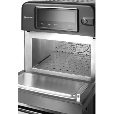 Vysokorychlostní pečící trouba CombiTurbo, HENDI, 18L, Černá, 230V/3000W, 402x735x(H)608mm | 281277